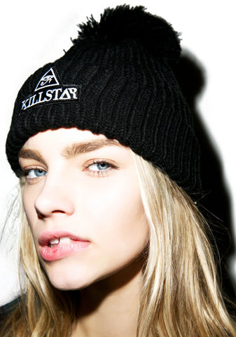 Patch Pom Beanie