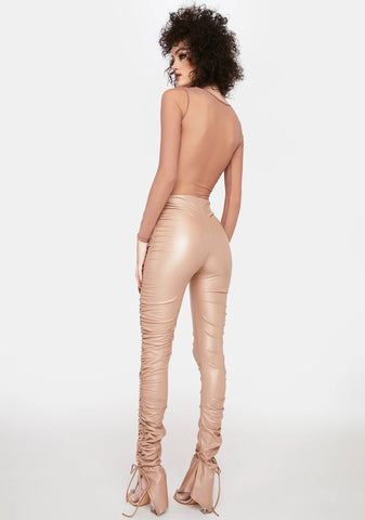 Latte Feelin' Spicy Ruched Pants