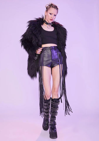 To The Underground Fringe Shorts