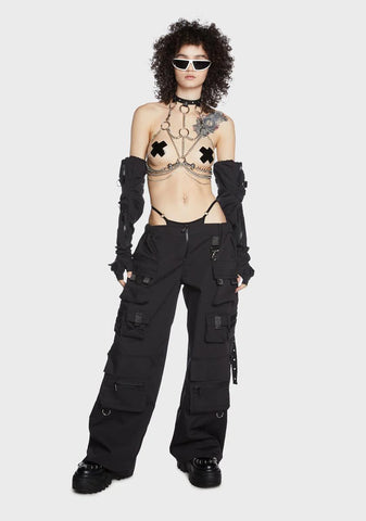 Dick Choker Chain Bra Harness