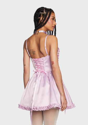 Takes The Cake Mini Dress - Light Purple