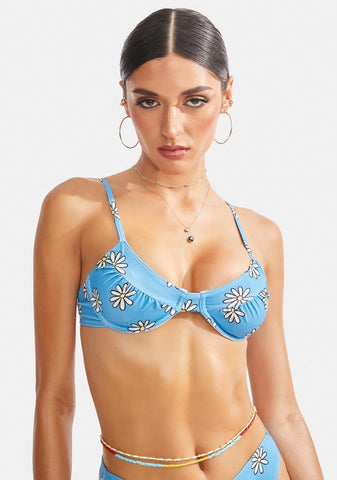 Underwire Daisy Bikini Top