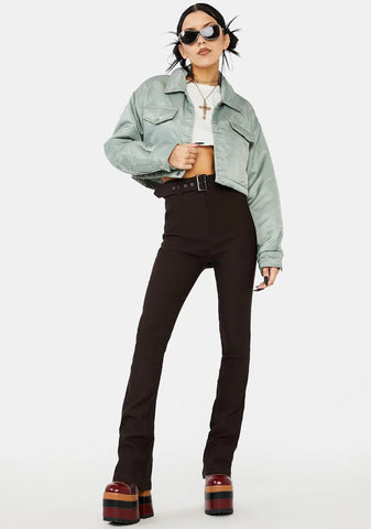 Street Smarts Cropped Cargo Jacket
