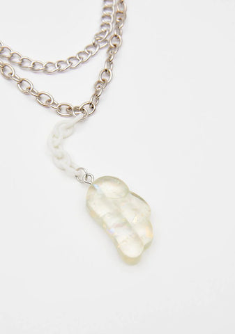 Ivory Earn Your Wings Chain Necklace
