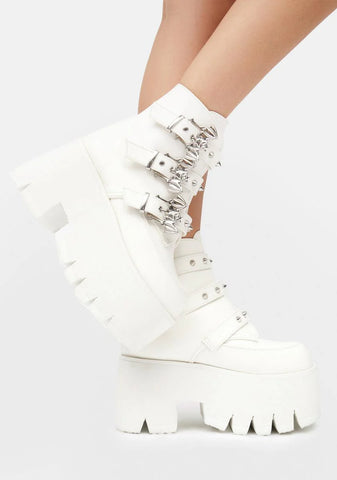Ashes-55 Platform Ankle Boots