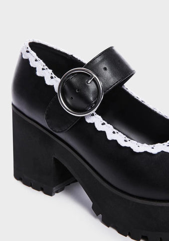 Kiss Me Again Mary Janes