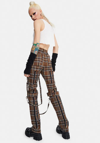 Desert Plaid Bondage Pants