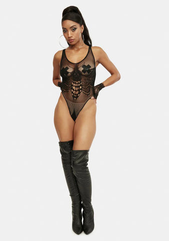 Moth Lace Lingerie Teddy