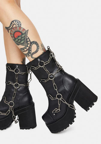 Assault-66 Platform Ankle Boots