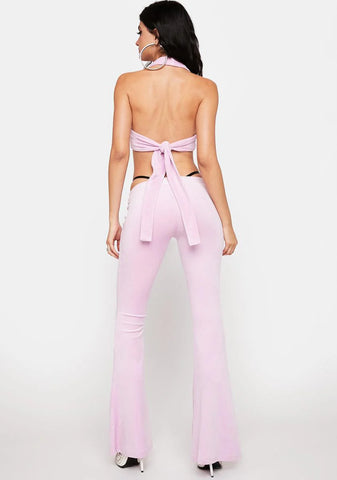 Baby Cherish Me Velour Pant Set