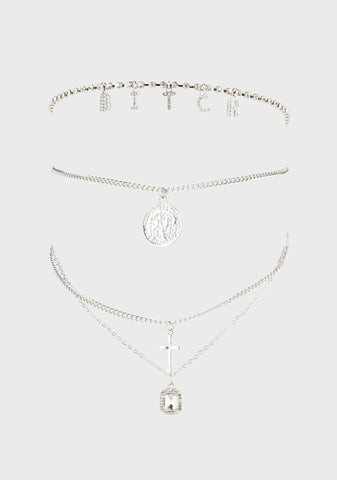 Baddie Business Layered Choker