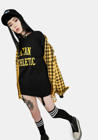 Satan Athletic Graphic Sweatshirt