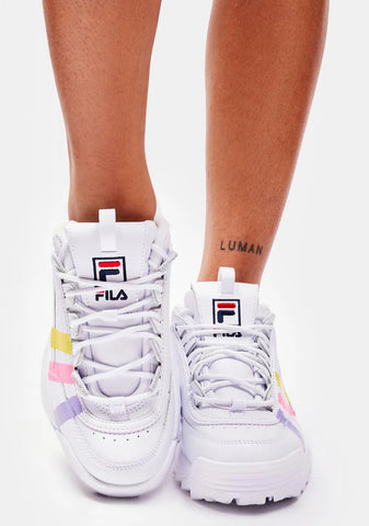 Cotton Candy Disruptor II Stripe Sneakers
