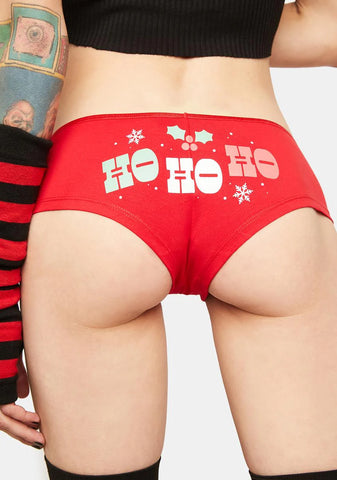 Red Ho Ho Ho Boyshorts