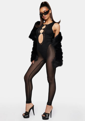 Mystic Modern Fusion Mesh Jumpsuit