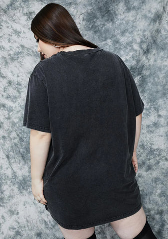 Real Flighty Behavior Oversized Graphic Tee