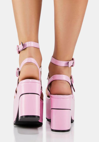 Turquoise Breeze Platform Sandals