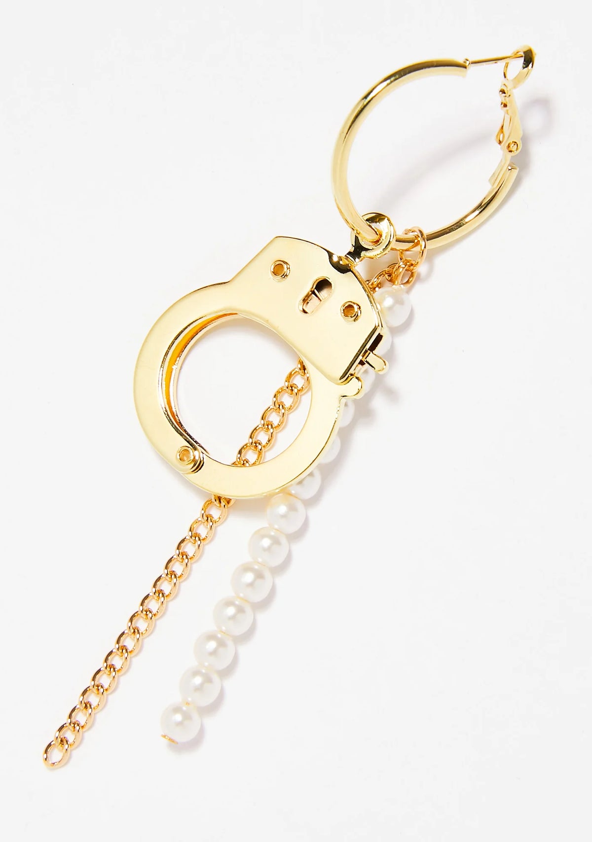 No Restrictions Handcuff Earrings