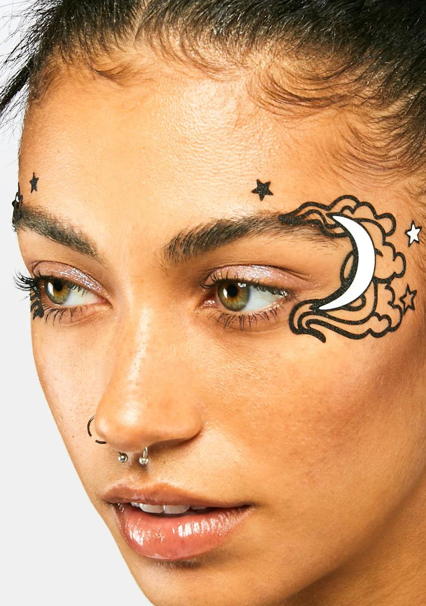 Moon Clouds Eye Decor