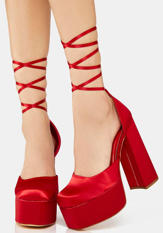 Scarlet Plus One Platform Heels