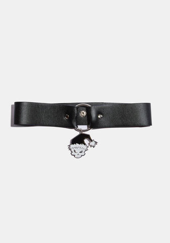 North Pole Naughty Santa Choker