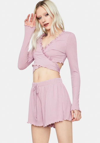 Violet Secret Rendezvous Shorts Set