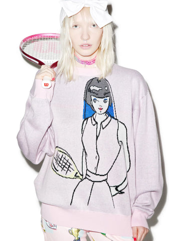 40Love Knit Crew - Light Pink