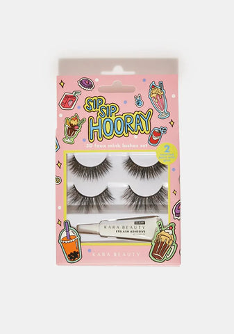 Sip Sip Hooray Faux Mink Lashes