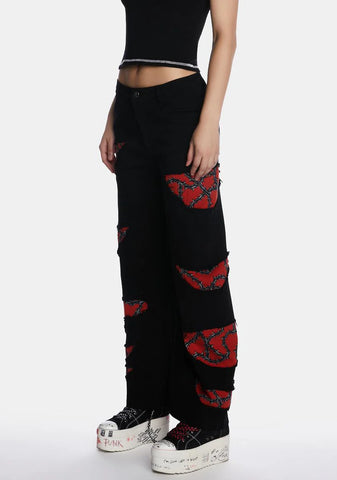 Thorn In Your Side Low-Rise Pants