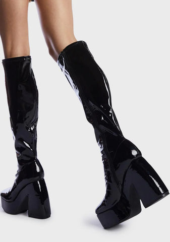 Wicked Head Versus Heart Platform Boots