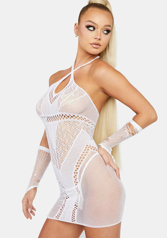 Nothing But Net Halter Dress