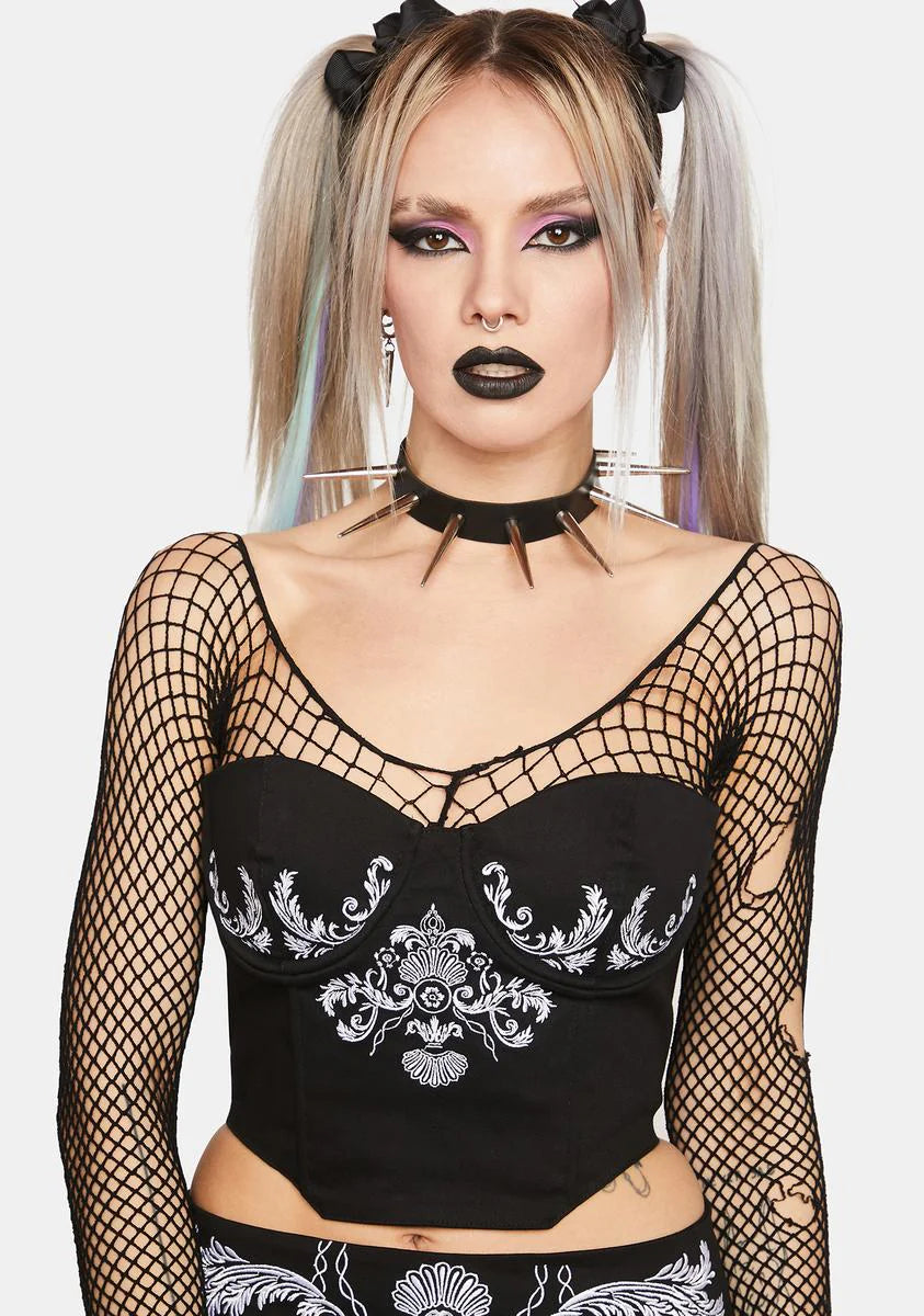 At The Gates Bustier Top