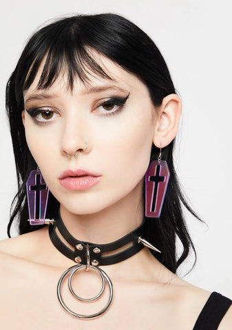 Cross My Mind Drop Earrings