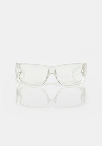 Let Ur Guard Down Clear Sunglasses