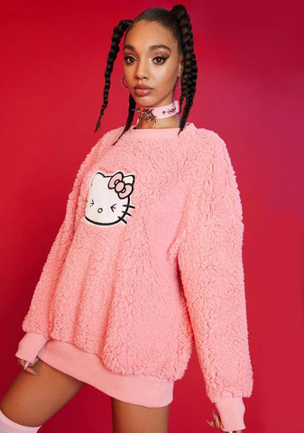 At First Blush Teddy Sweatshirt