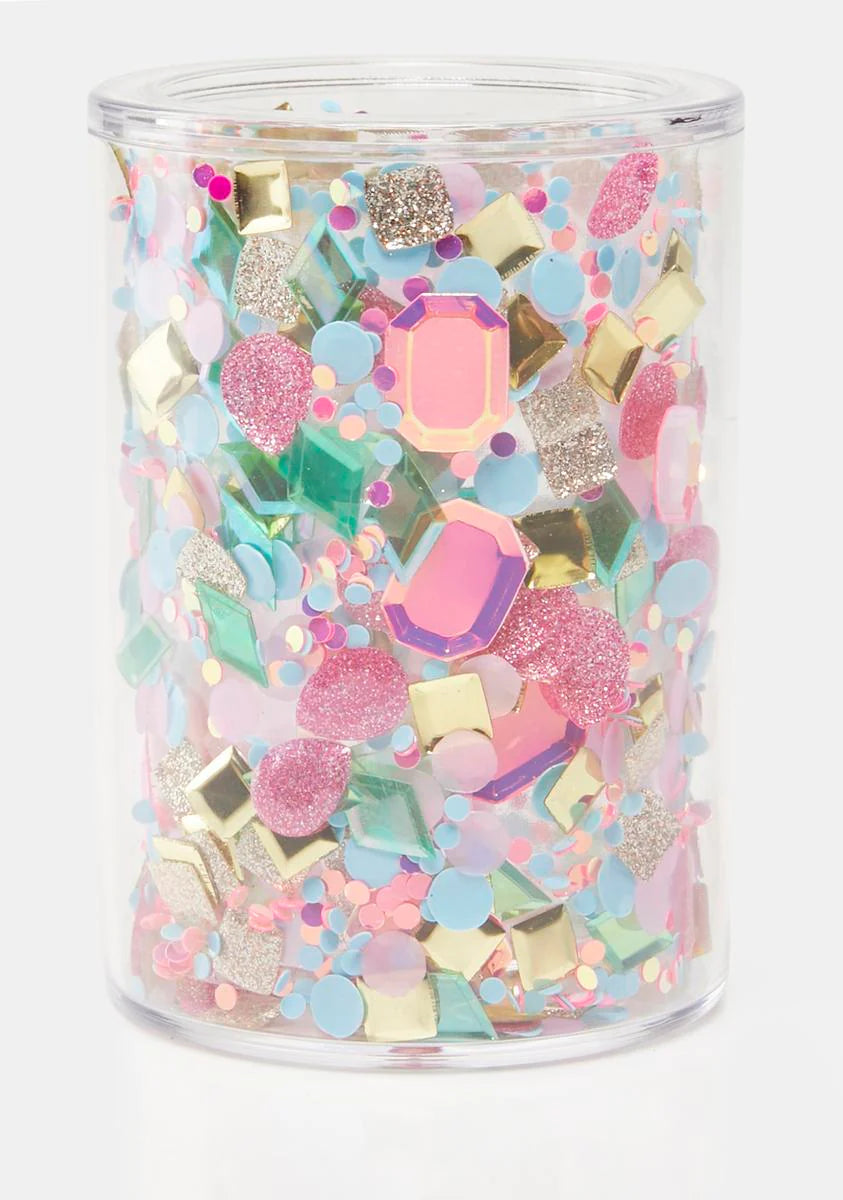 Be A Gem Confetti Pen Cup
