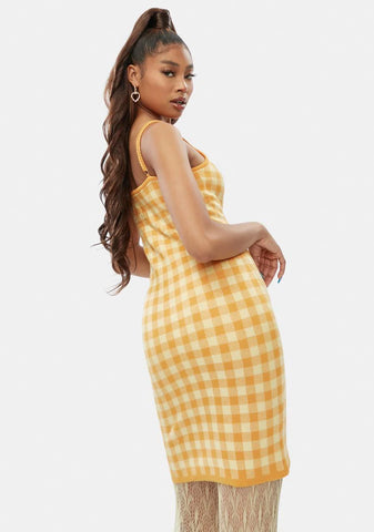 Hard To Forget Checkered Mini Dress