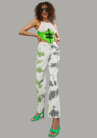 Splash Of Fun Tie Dye Denim Jeans