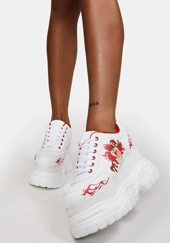 Major Cat-Taz-Trophe Platform Sneakers