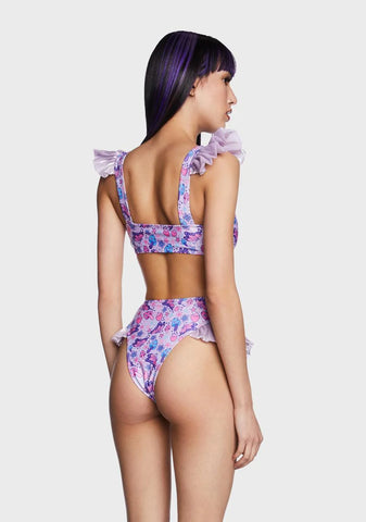 Strawfaerie Fields Ruffle Top