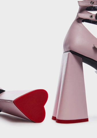 No Excuses Platform Heels