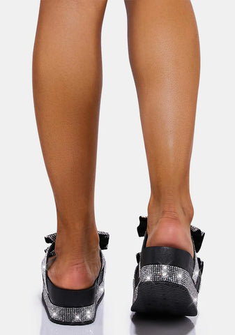 Shines Too Bright Platform Sandals