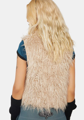 Yeti Faux Fur Gilet Vest