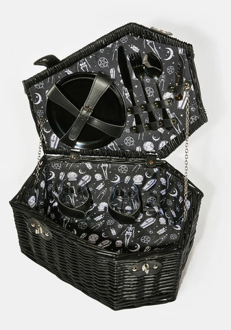 Dig Your Grave Picnic Basket