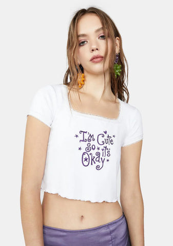 Exception To The Rule Crop Top