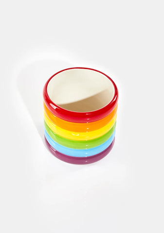 Seeing Growth Rainbow Plant Pot