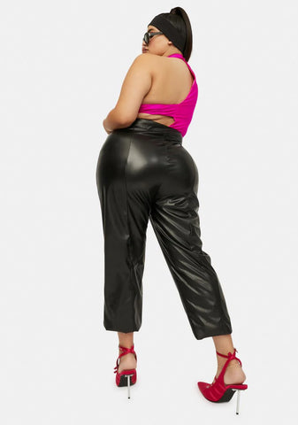 I'm Off The Grid Faux Leather Pants