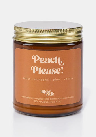 Peach, Please! Candle