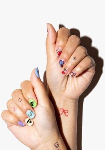 X Mei Nail Art Tattoos