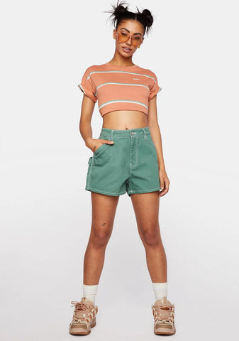 Ivy High Rise Carpenter Shorts